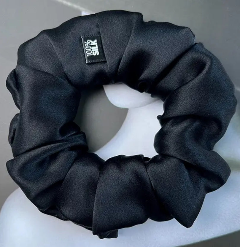 Pillow Puff Serenity Scrunchies l 100% Silk